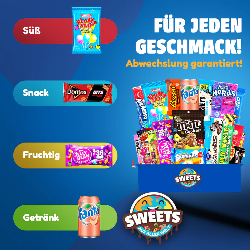 Amerikanische Süßigkeiten Box XL - Leckere USA Snacks von Sweets aus aller Welt - Imagen 5