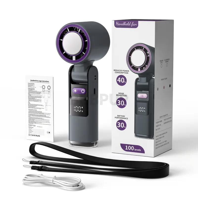 Tragbarer Turbo-Ventilator (Extremer Windstrom | Wiederaufladbar & Kompakt) - Image 2
