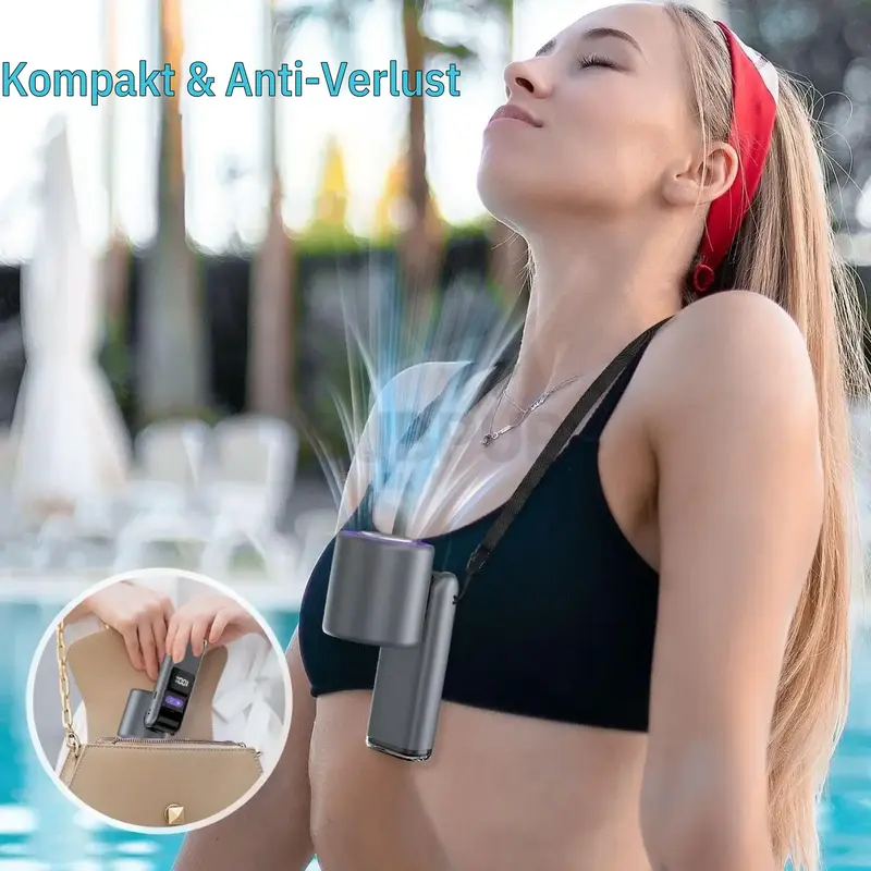 Tragbarer Turbo-Ventilator (Extremer Windstrom | Wiederaufladbar & Kompakt) - Image 4